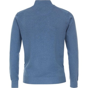 niebieski bawełniany rozpinany sweter męski Redmond 2XL