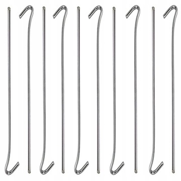 Колышки для палатки, крепежные колышки, якоря, стальные 31 см, 10 шт., колышки с крючками