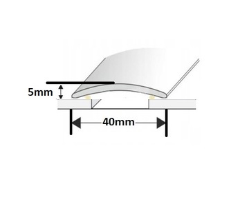 Порог клееный IP04/S дуб фостер 40мм 93см