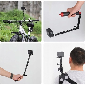 Akcesoria DJI Action GoPro Uchwyt Ramiona Aluminiowe Przeguby Magic Arm