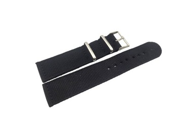 РЕМЕШОК ДЛЯ ЧАСОВ НАТО ИЗ ДВУХ ЧАСТЕЙ, 22 мм