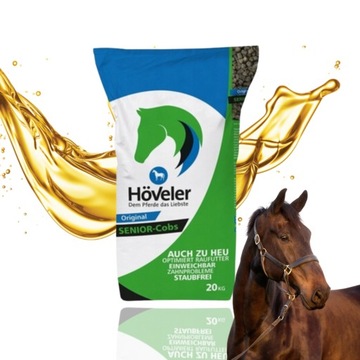 Hoveler Trawokulki Dla Koni Original SENIOR-Cobs 20kg