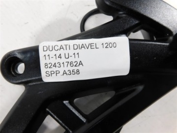 КОМПЛЕКТ ПОДНОЖКИ ПРАВОЙ ПЕРЕДНЕЙ DUCATI DIAVEL 1200 11-14 U-11 82431762A