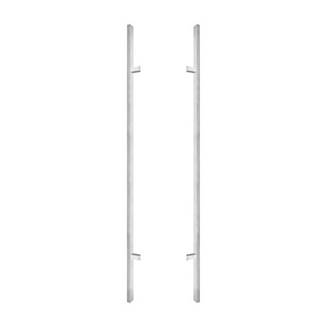 Pochwyt, kwadratowa antaba Amsterdam dwustronna 150 cm F6 inox na przestrza