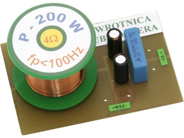 zwrotnice subwoofera Prolech 200W 4 om - para
