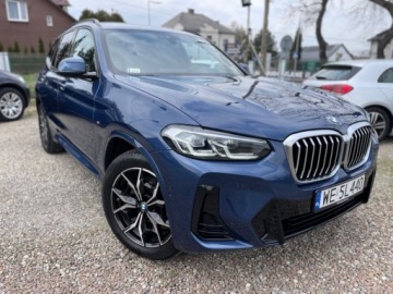 BMW X3 G01 SUV 2.0 20d 190KM 2021 BMW X3 Polski salon Adaptive LED Head-Up Hak Bezwypadkowy VAT 23, zdjęcie 4