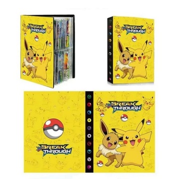 ALBUM KLASER NA KOLEKCJONERSKIE KARTY POKEMON PIKACHU NA 240 KARTY