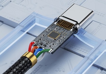 BOSTE PRZEWÓD KABEL USB-C TYPE-C 100W SZYBKIE ŁADOWANIE PD QC 4.0 0.5M