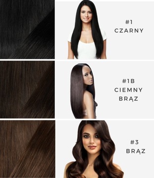 Бесшовные волосы 40 см натуральные человеческие на клипсе В наращивание, легкое наращивание