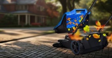 МОЩНАЯ РУЧНАЯ ПОДМЕТАЛЬНАЯ МАШИНА ДЛЯ ЛИСТ ТЕРРАСА КУБ ПАТИО ЭФФЕКТИВНЫЕ ЩЕТКИ