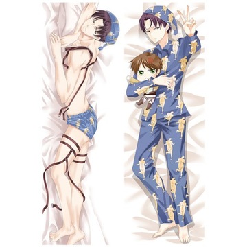 Dakimakura Poszewka Anime atak na tytana Levi Acke
