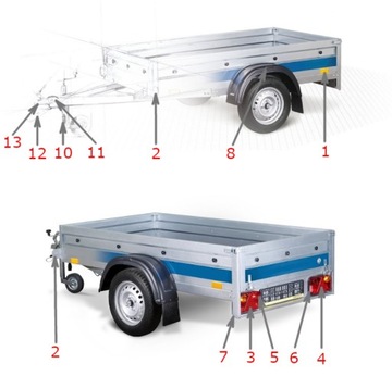 ФОНАР ЗАДНИЙ КОМБИНИРОВАННЫЙ FRISTOM FT-230 LED LAWETTA