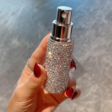 Флакон духов 10мл в стиле ретро многоразовый портативный легкий маленький белый