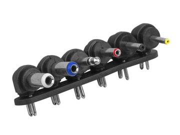 KOMPLET 6 WTYKÓW WTYKI ZASILACZ UNIWERSALNEGO G651