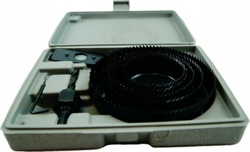 КОРОНКИ ДЛЯ ДЕРЕВА 64-127 мм НАБОР КОРОНОЧНЫХ ПИЛОВ 8 ЭЛЕМЕНТОВ