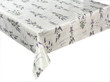 Cerata Obrus Ceratowy Beżowy Lawenda 240x140 cm