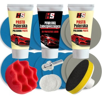 НАБОР ДЛЯ ПОЛИРОВКИ РЕГЕНЕРАЦИЯ ФАР ОБНОВЛЕНИЕ ЛАМП ВОССТАНОВИТЕЛЬНОЕ ПОКРЫТИЕ