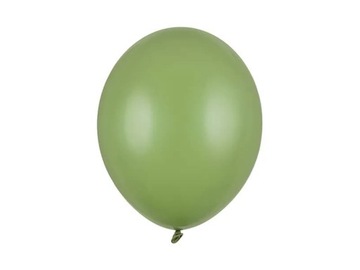 Balony pastelowe rozmarynowa zieleń strong 30cm 3szt