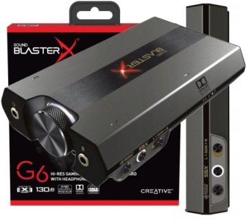 Внешняя звуковая карта Sound BlasterX G6