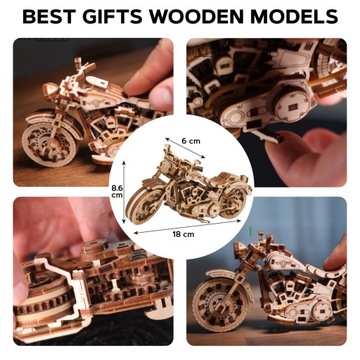 Пазл WOODEN.CITY Cruiser V-Twin 3D