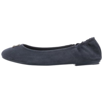 Buty Baleriny Zamszowe Damskie Tommy Hilfiger Hardware Ballerina