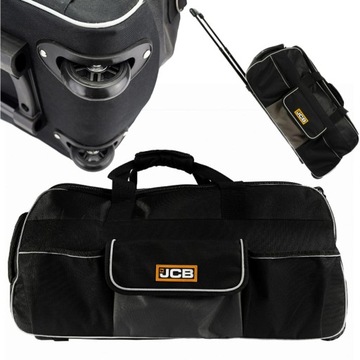 JCB SKRZYNKA TORBA NARZĘDZIOWA MONTERSKA POJEMNIK NA ZAMEK 90L z kółkami