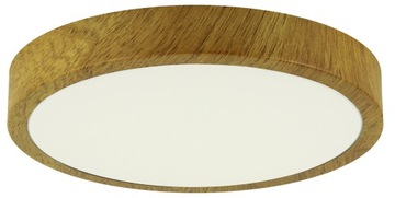 STRUHM Plafon okrągły dąb drewno LED ATUT 24W 38cm