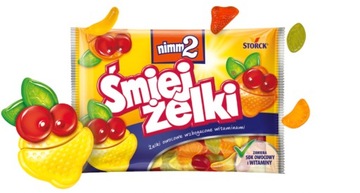 Nimm2 Śmiejżelki Owocowe Żelki 100g Storck