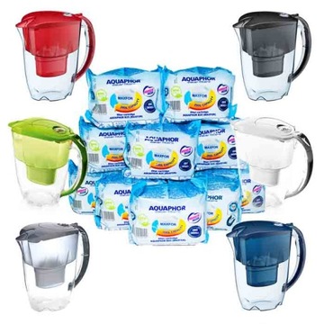 10x Wkład filtrujący Aquaphor Maxfor + dzbanek