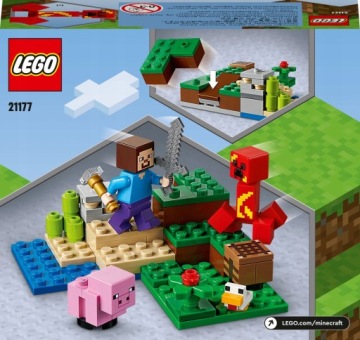 НАБОР «Подземелье со скелетами» LEGO MINECRAFT 21189 + ПОДАРОЧНЫЙ НАБОР LEGO 21171
