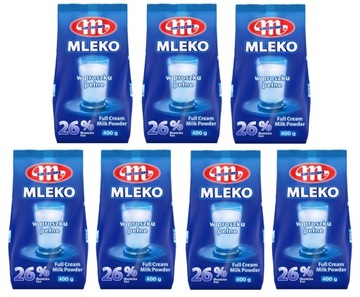 Mlekovita MLEKO W PROSZKU PEŁNE 26% 7x400g