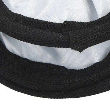 Серебристо-белый 2-в-1 портативный круглый отражатель для фотосъемки