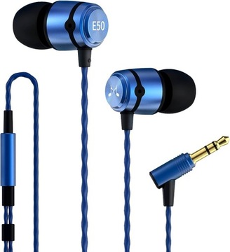 Słuchawki douszne SoundMAGIC E50 niebieskie