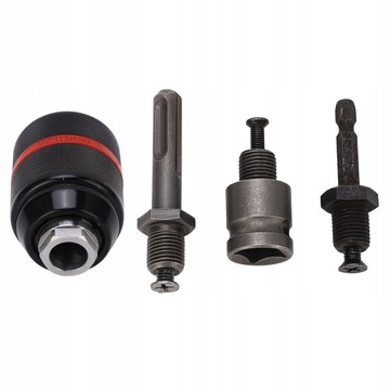 САМОЗАЖИМНЫЙ ПАТРОН ДЛЯ СВЕРЛ 2-13мм, РЕЗЬБА 1/2 + 3 ПЕРЕХОДНИКА