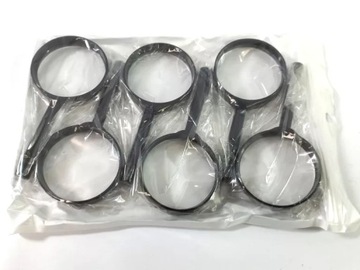 LUPA SZKŁO POWIEKSZAJACE MINI 9,7 CM ZESTAW 6 SZT