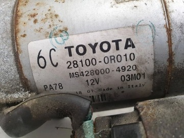 LEXUS IS 220D-250-350 2010 STARTÉR