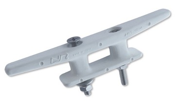 Knaga do łodzi 145mm biała z zestawem do mocowania