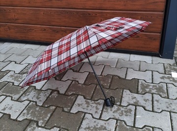 Parasol manualny, składany mini krata