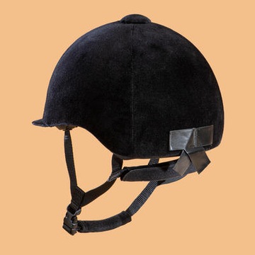 Kask jeździecki 140 aksamit