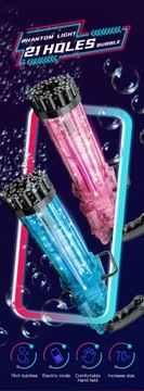 Пистолет для пузырей Машина BUBBLES LARGE 21 ОТВЕРСТИЕ