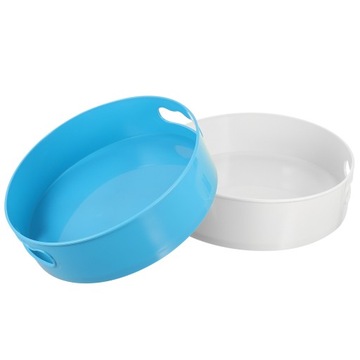 2 шт. Круглый декоративный поднос Журнальный столик для сервировки