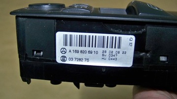 MERCEDES A W169 08R PŘEPÍNAČ SKEL LEVÝ PŘEDNÍ