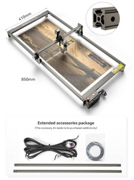 Лазерный гравер ATOMSTACK X10/S10/A10 pro 410*400 мм, автономная резка