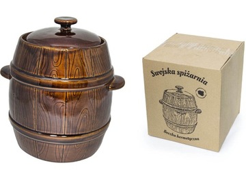 КАМЕННАЯ БОЧКА ДЛЯ СБОРА, 3Л, ГЕРМЕТИЧНАЯ, БАНКА