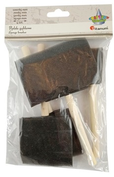 Плоские губчатые щетки набор 4 ПК