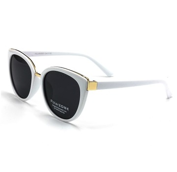 СОЛНЦЕЗАЩИТНЫЕ ОЧКИ ЖЕНСКИЕ ПОЛЯРИЗОВАННЫЕ, фильтр UV 400, модный белый цвет