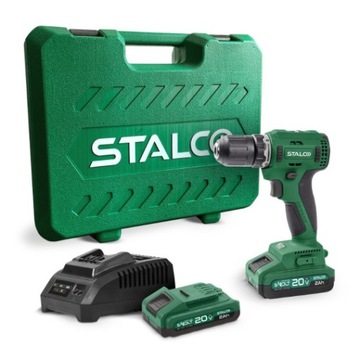 WKRĘTARKO-WIERTARKA DS20-55BL 2x 2AH 20V S-VOLT S-97310 STALCO