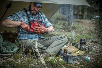 Нагрудный рюкзак Helikon Numbat Черный/Тень Серый