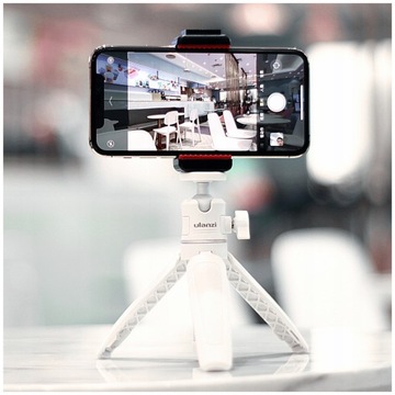 SELFIE STICK Штатив Ulanzi MT-08 WHITE для камер смартфонов