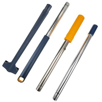 БОЛЬШАЯ ПЛОСКАЯ ВРАЩАЮЩАЯСЯ ТЕЛЕСКОПИЧЕСКАЯ НАПОЛЬНАЯ ШВАБРА С 6 ПОСАДКАМИ ИЗ МИКРОФИБРЫ